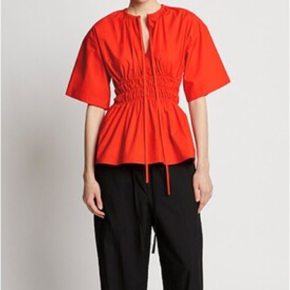 Proenza Schouler White Label Poplin Blouse
